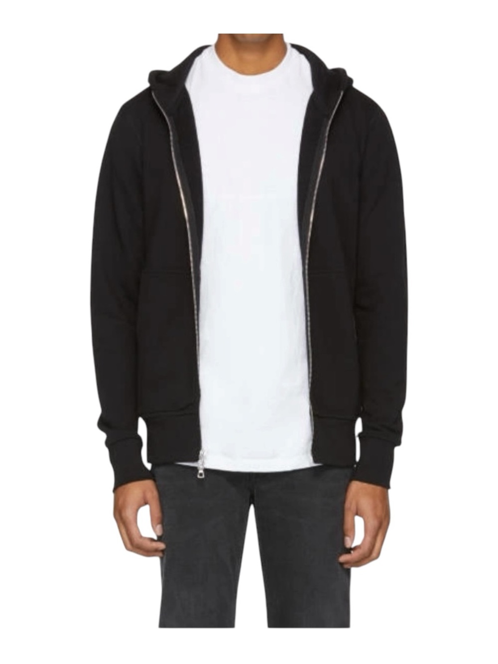 John Elliott BLK Flash Dual Zip Hoodie